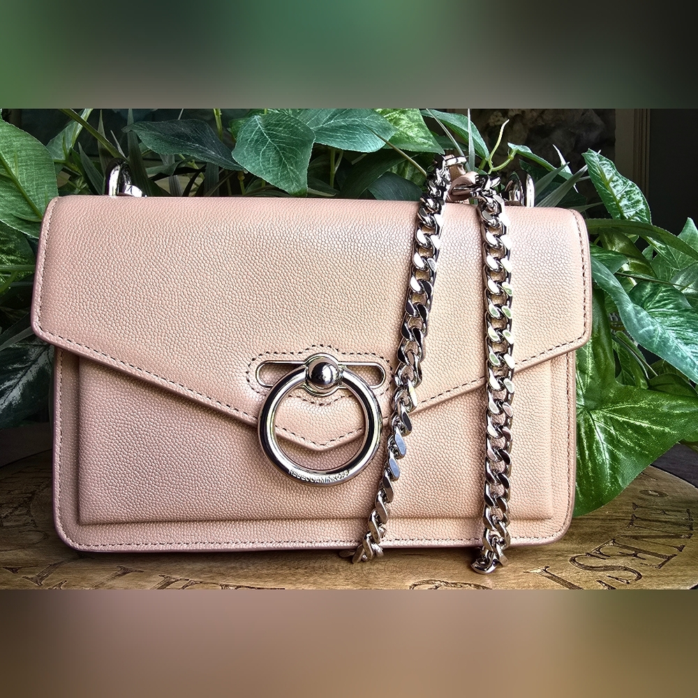 🇺🇲 Rebecca Minkoff Jean Blush Leather Crossbody Bag